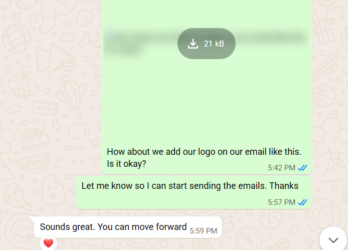 Client Testimonial Screenshot 2