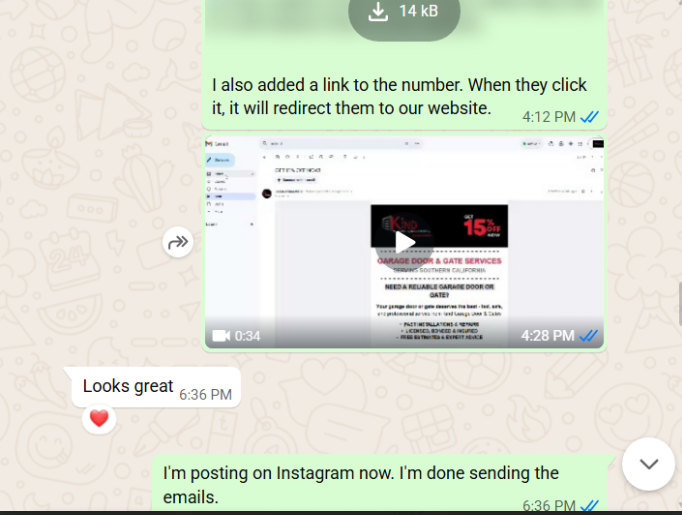 Client Testimonial Screenshot 2