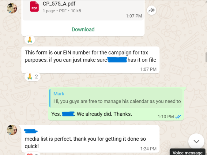Client Testimonial Screenshot 2